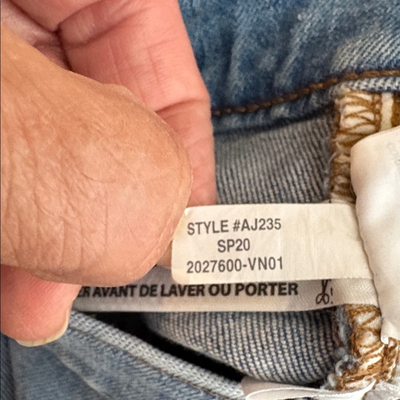 Madewell The High-Rise Slim Boy Jean in Elkhart Wash Size 26 - Picture 10 of 14